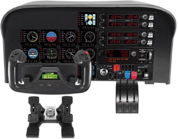 Геймпад Logitech G Saitek Pro Flight Switch Panel черный